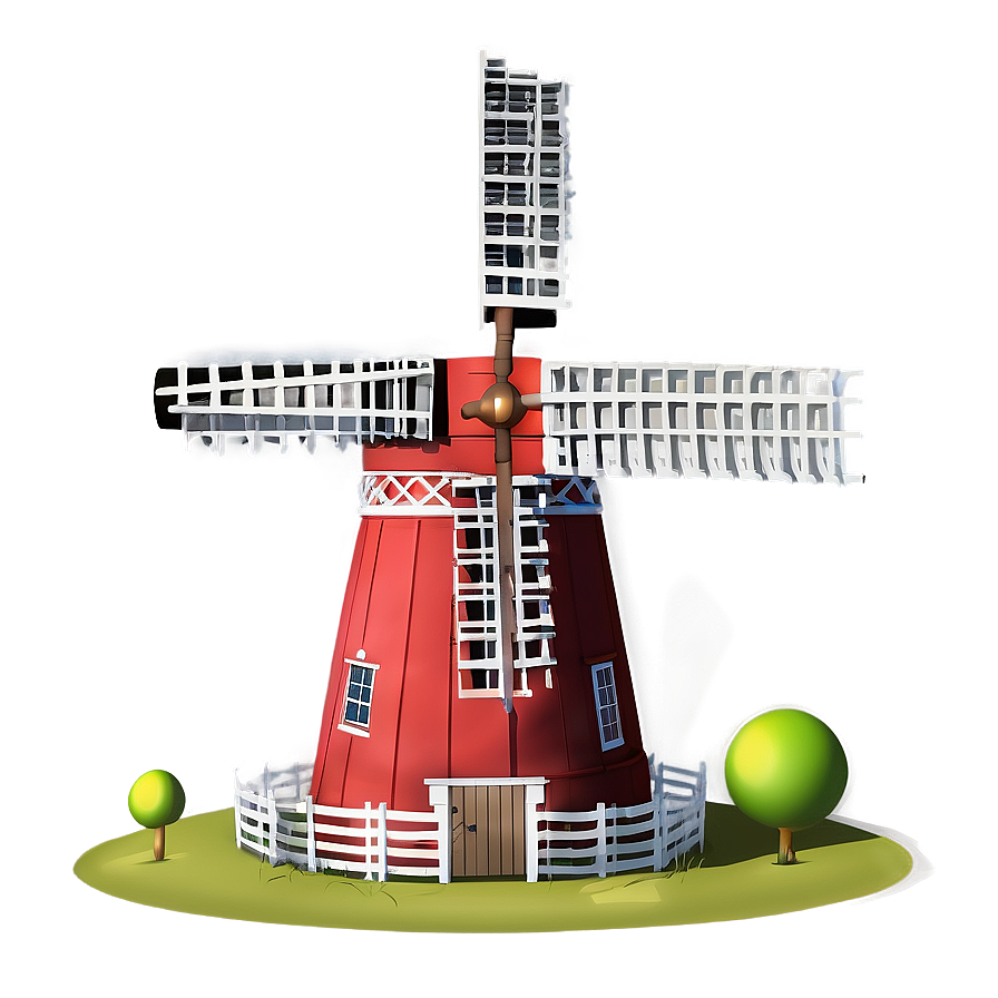 Windmill Side View Png Wfj