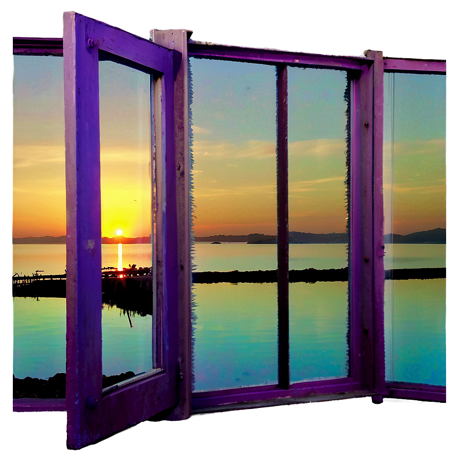 Window Reflection Sunset Png 9