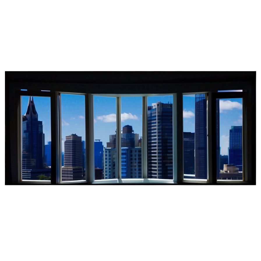 Window With Cityscape Png Ihw75