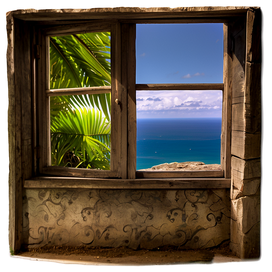 Window With Ocean View Png 05042024