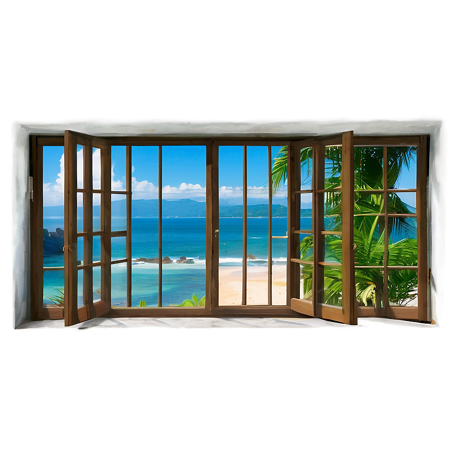 Window With Ocean View Png 05042024