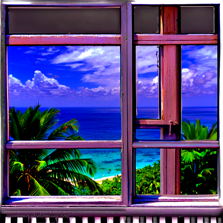 Window With Ocean View Png 53