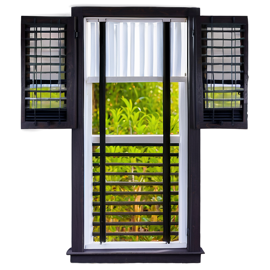 Window With Rolling Blinds Png 05042024