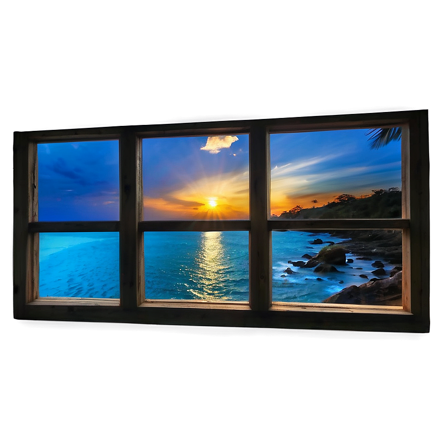 Windows Silhouette Sunset Png Sgt