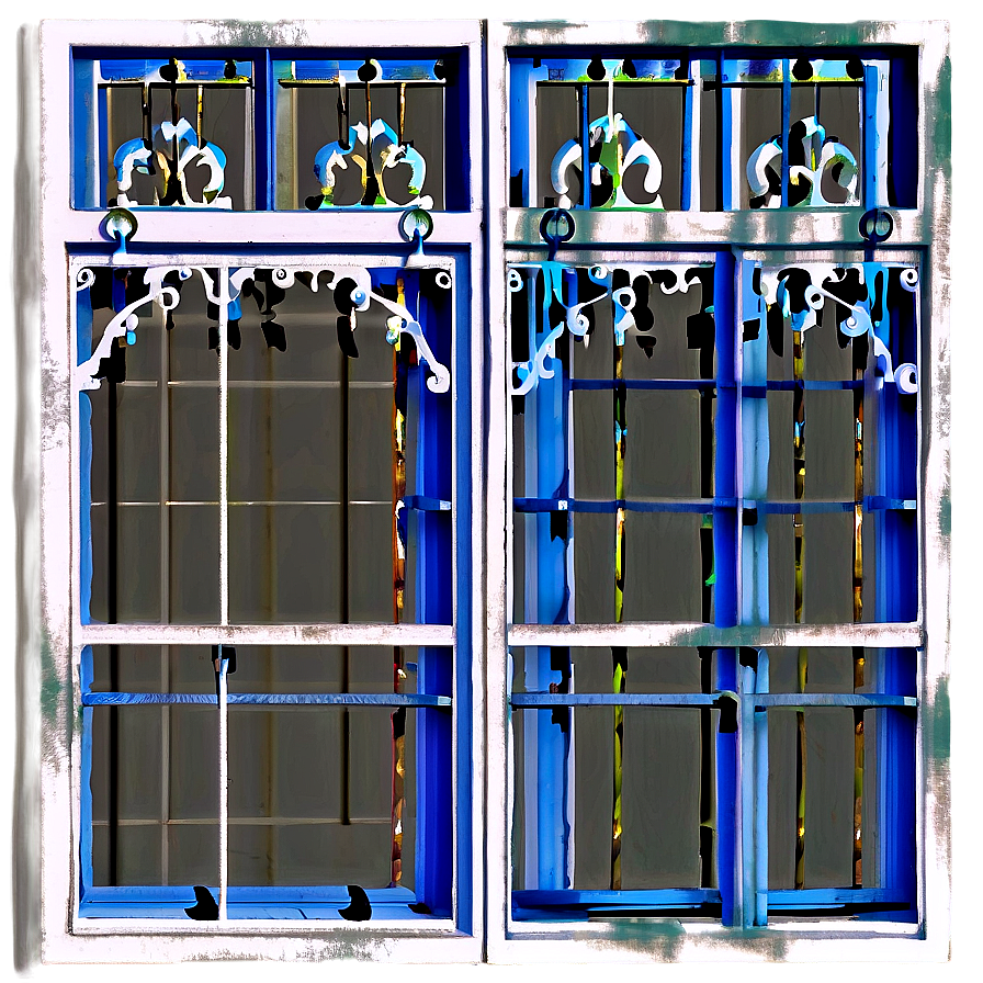 Windows With Metal Grills Png 46