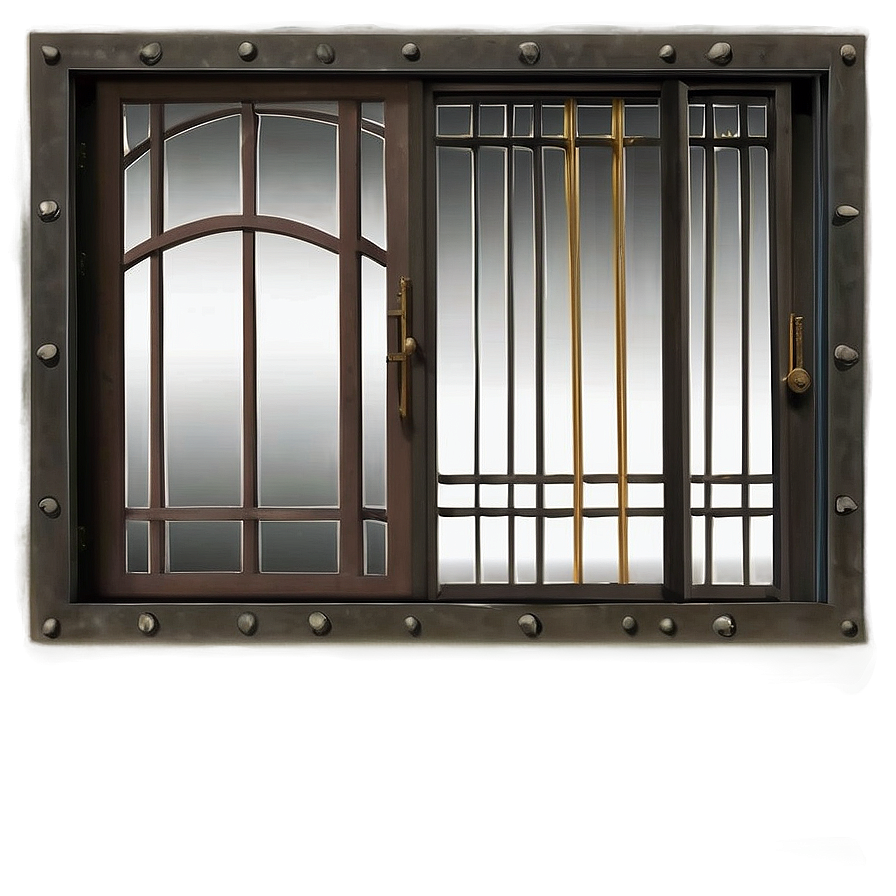 Windows With Metal Grills Png 69