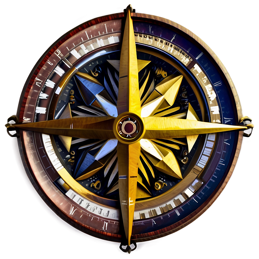 Windrose Compass Design Png 17