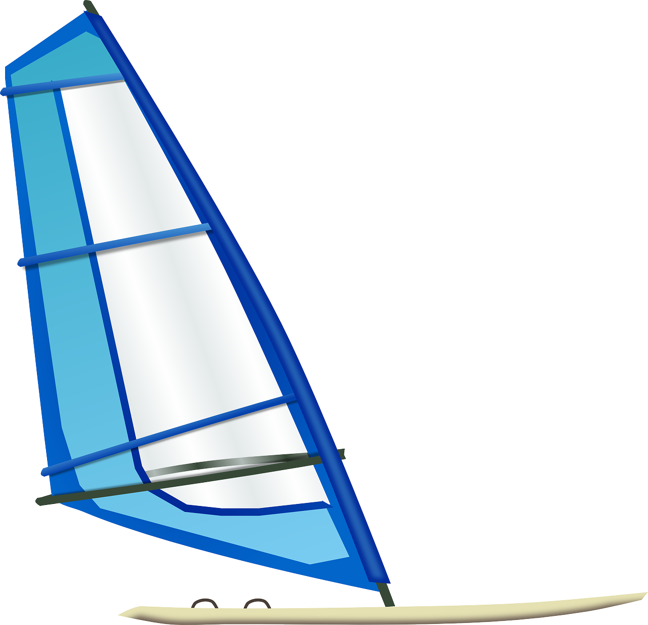 Surfing, Surfboard, Sailboarder, Sailboarding, Blue - Wind Surf Board Transparent, HD Png Download PNG with transparent background
