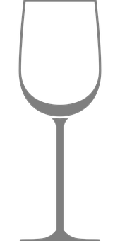 Wine Glass Silhouette Black Background PNG with transparent background