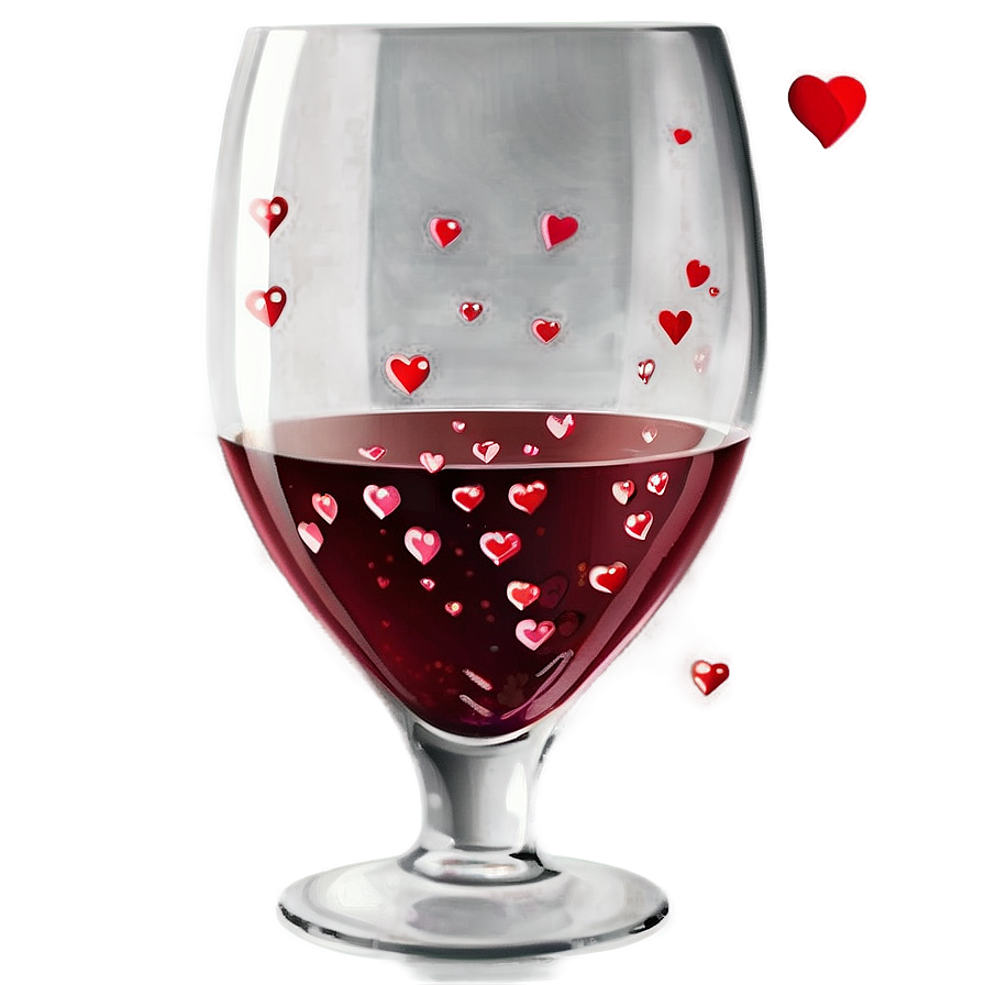 Wine Glass With Heart Png 05252024