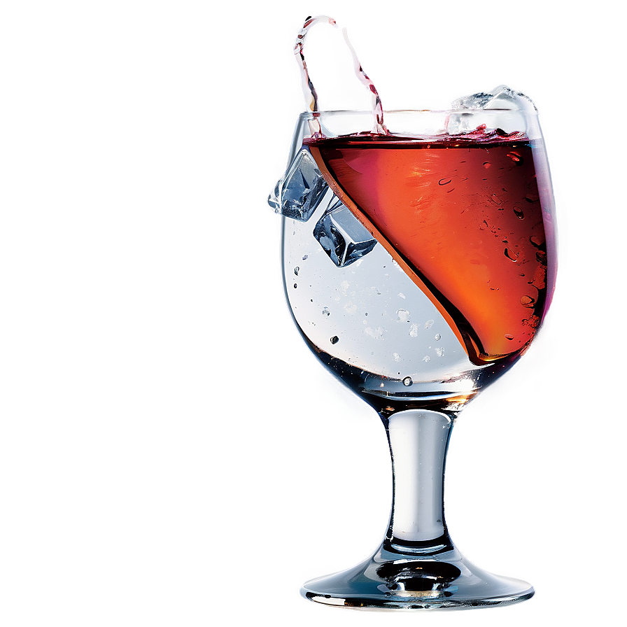 Wine Glass With Ice Png Lyq