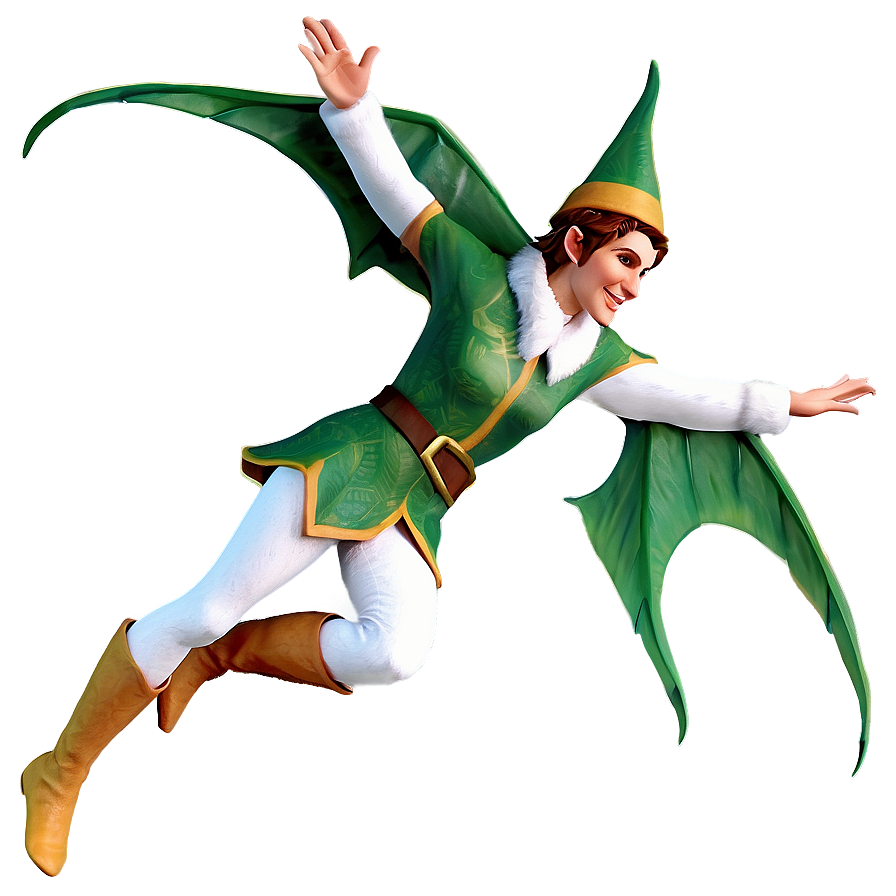 Winged Elf Taking Flight Png 17