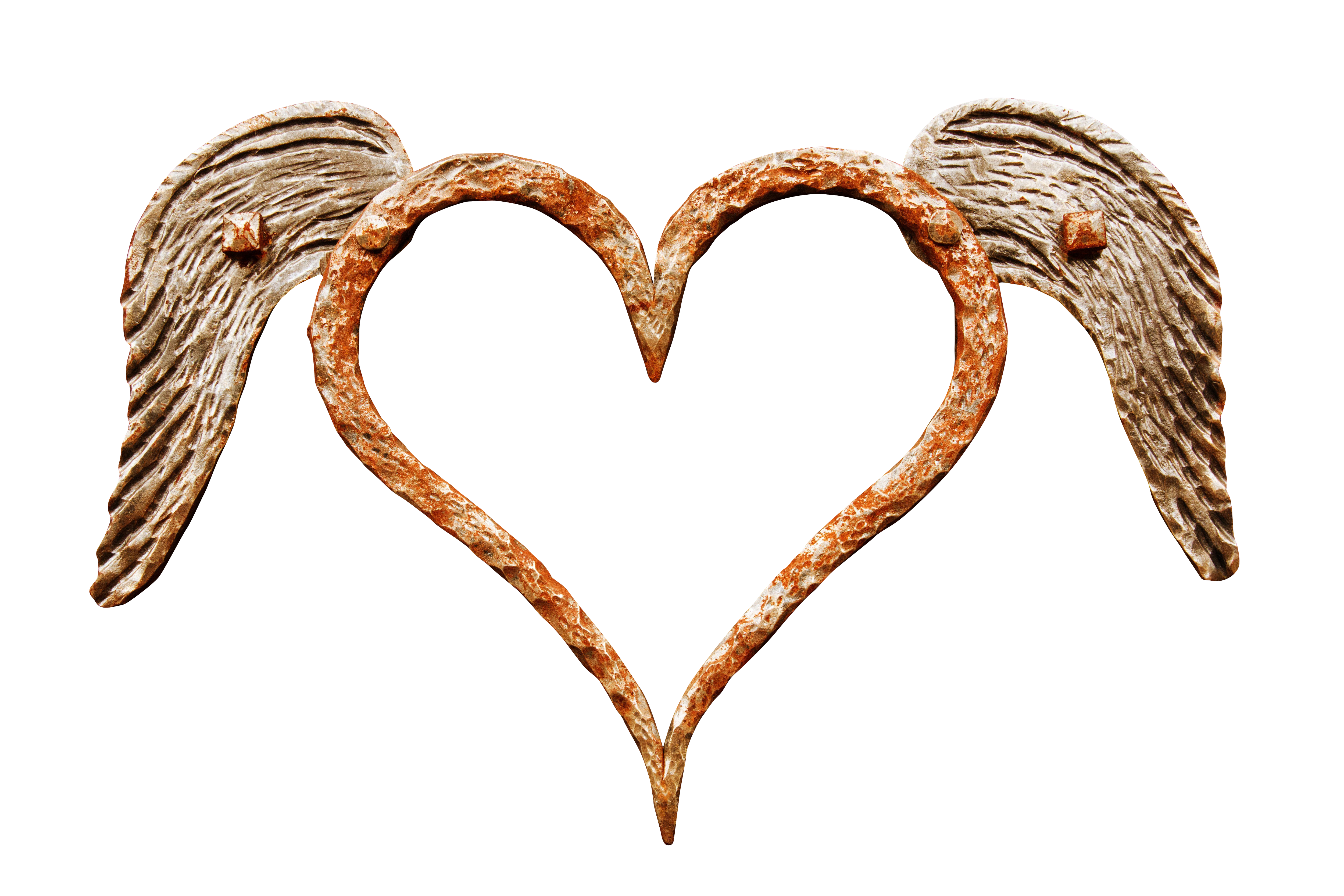 Winged Heart Artwork PNG with transparent background