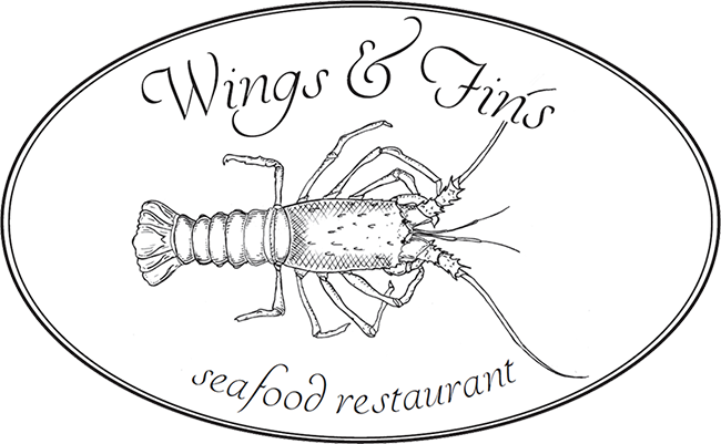 Wingsand Fins Seafood Restaurant Logo