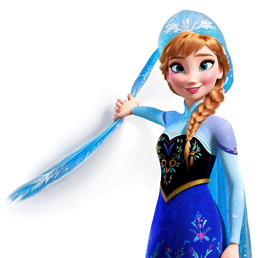 Winking Anna Frozen Png Wls92