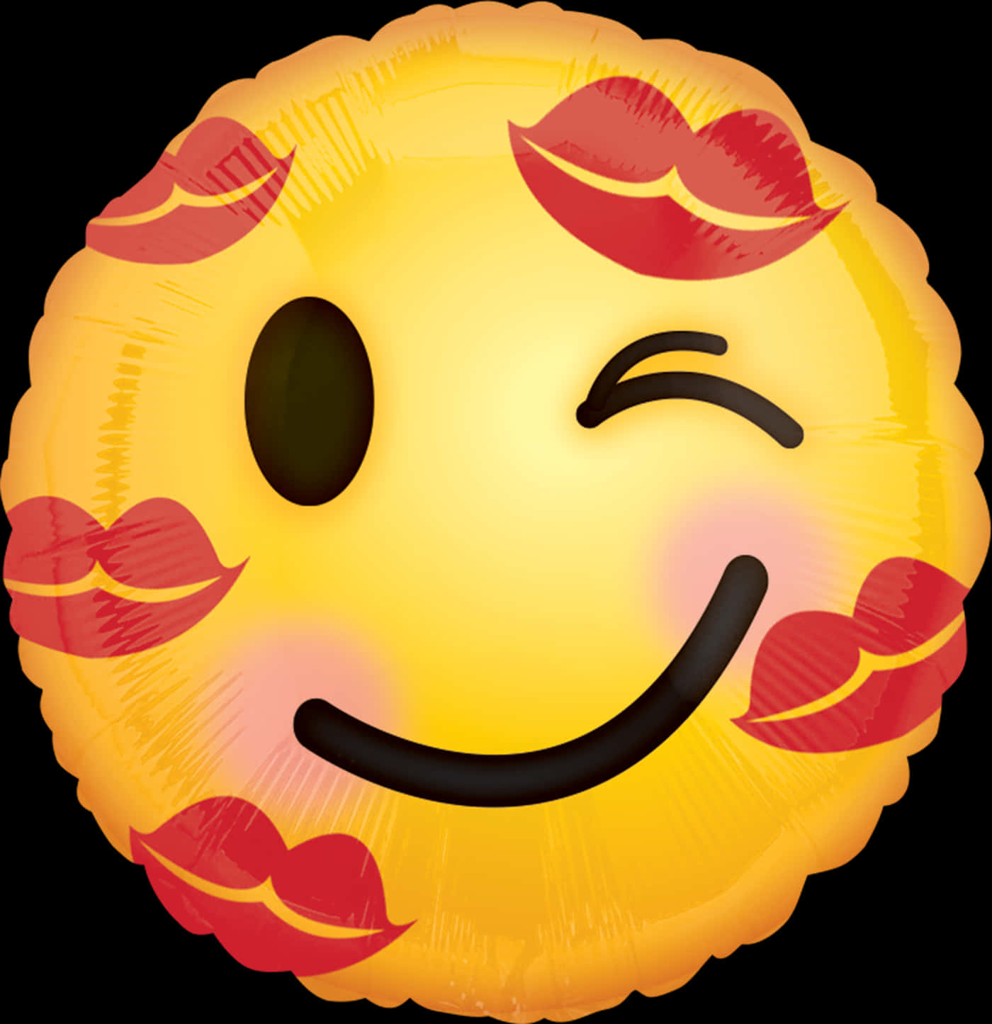 Winking Kiss Emoji Balloon