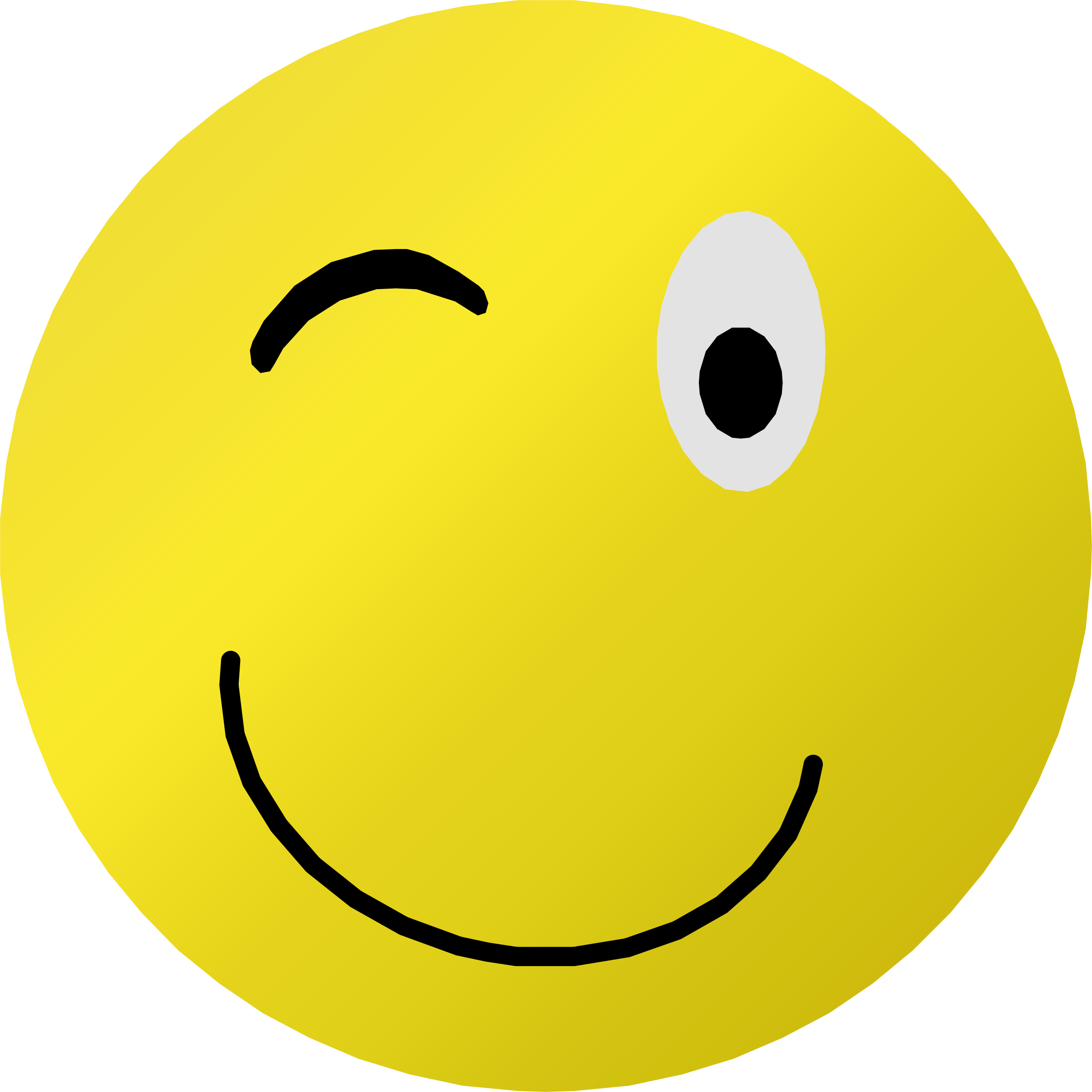 Winking Yellow Smiley Face Emoji.png