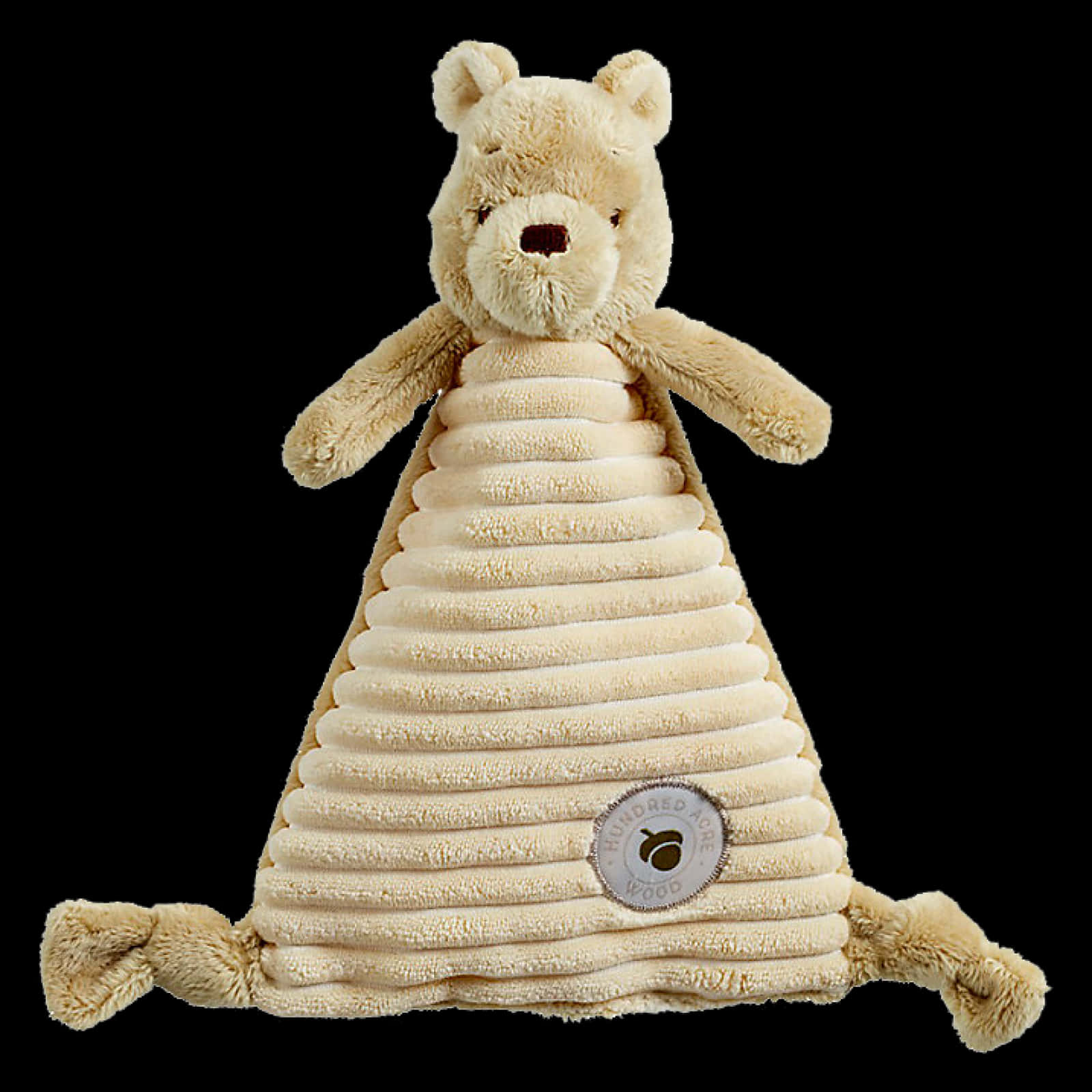 Winnie The Pooh Plush Lovey Toy PNG with transparent background
