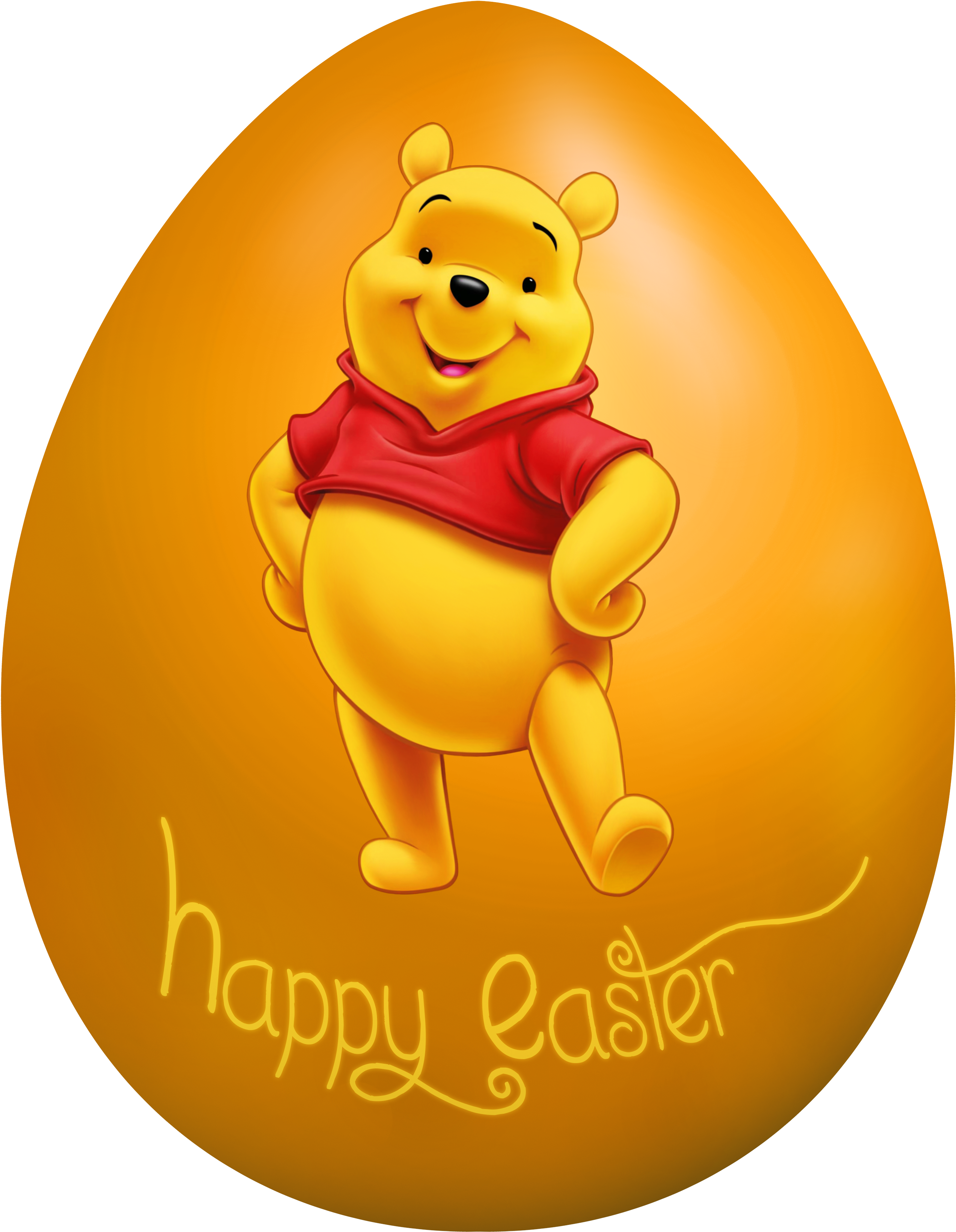 Kids Easter Egg Winnie The Pooh Png Clip Art Image​, Transparent Png PNG with transparent background
