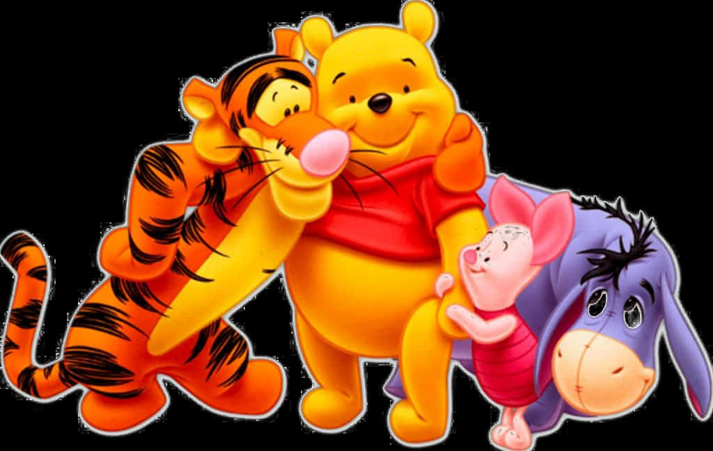 Winniethe Poohand Friends Hug