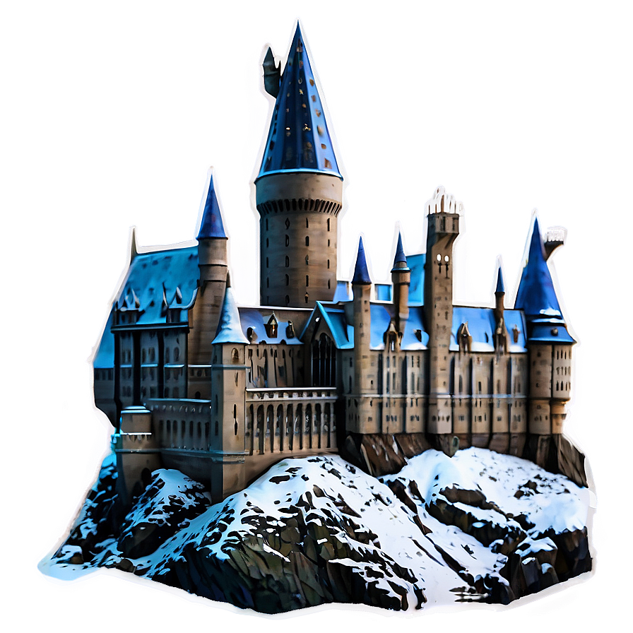 Winter At Hogwarts Png 13