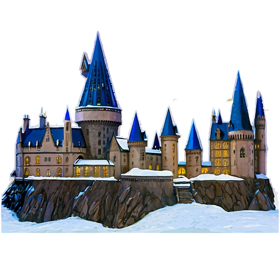 Winter At Hogwarts Png 70