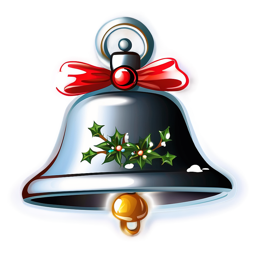 Winter Bell Clipart Png 06242024