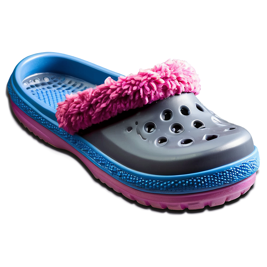 Winter Crocs Cozy Png Grb