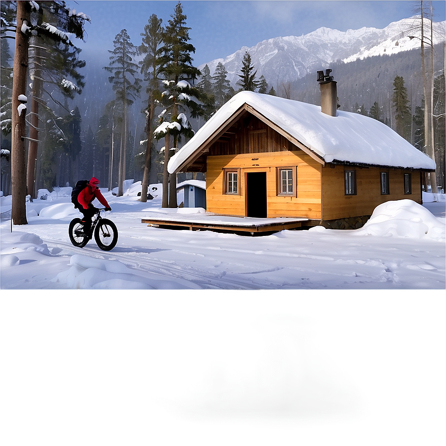 Winter Fat Bike Excursion PNG 06232024 PNG with transparent background
