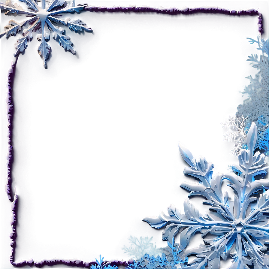 Winter Frame PNG 78 PNG image with a transparent background, free high-resolution download