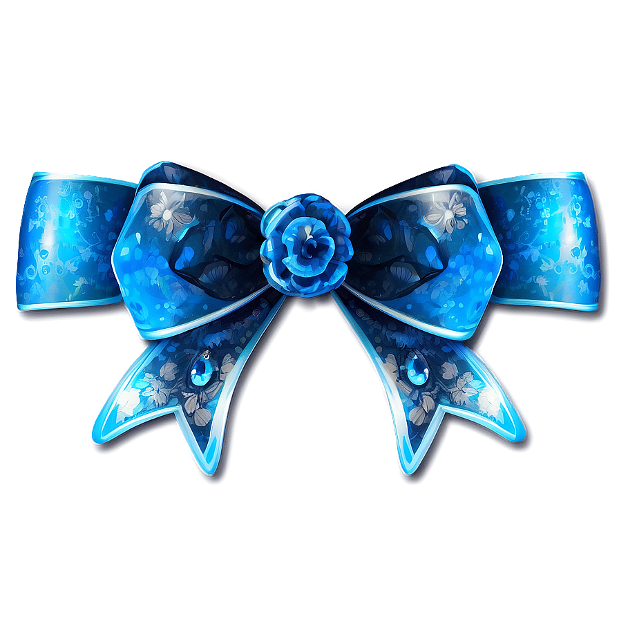 Winter Frost Gift Bow Png Kty39