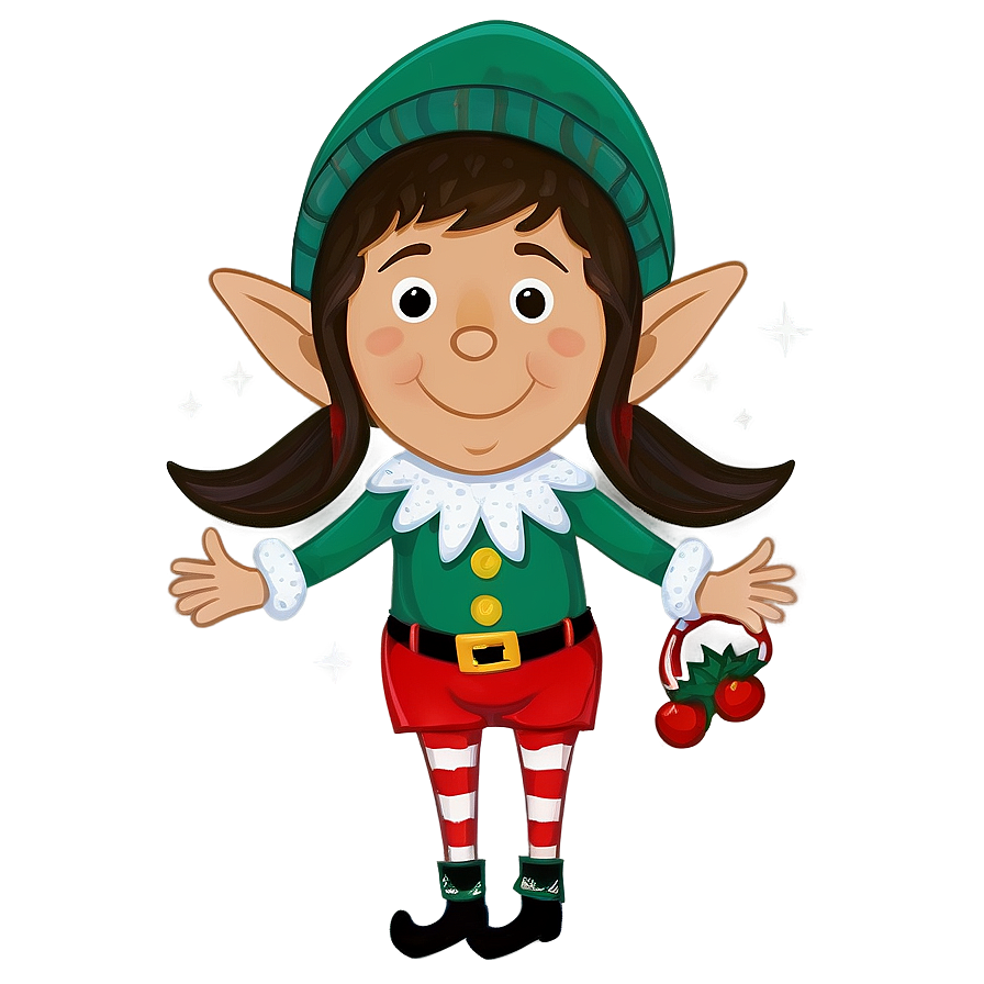 Winter Holiday Elf Png 20