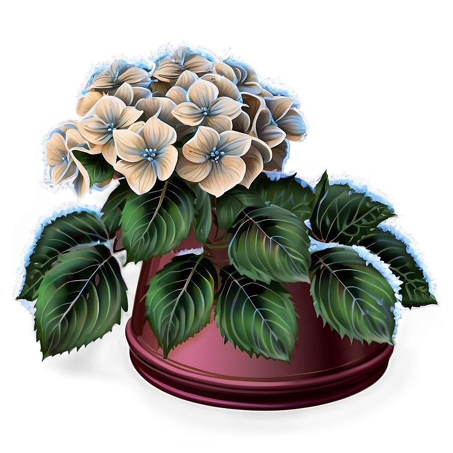 Winter Hydrangea Png Ccm75