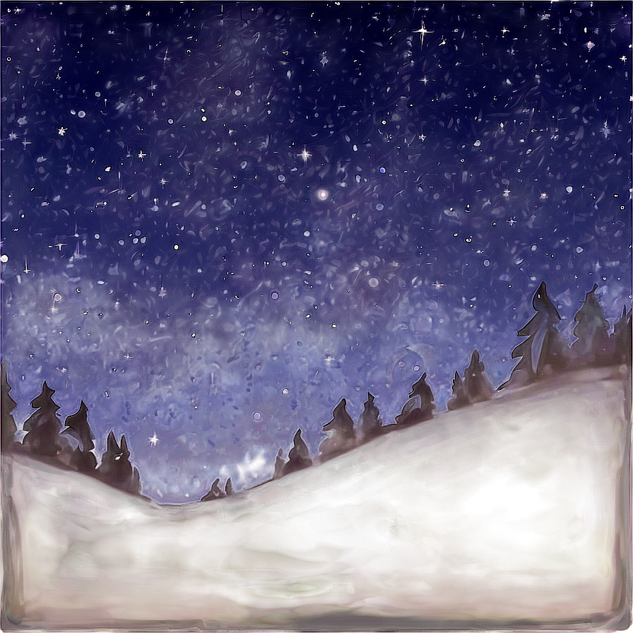 Winter Night Sky Png Imk