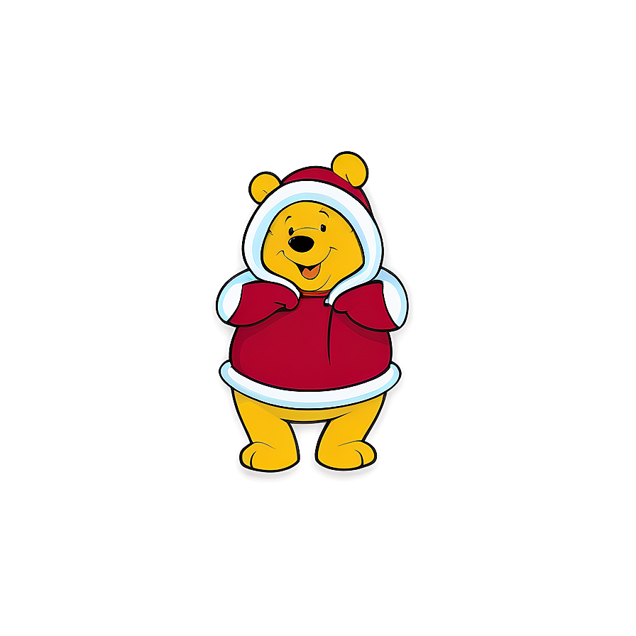 Winter Pooh Bear PNG 37 PNG image with a transparent background, free high-resolution download