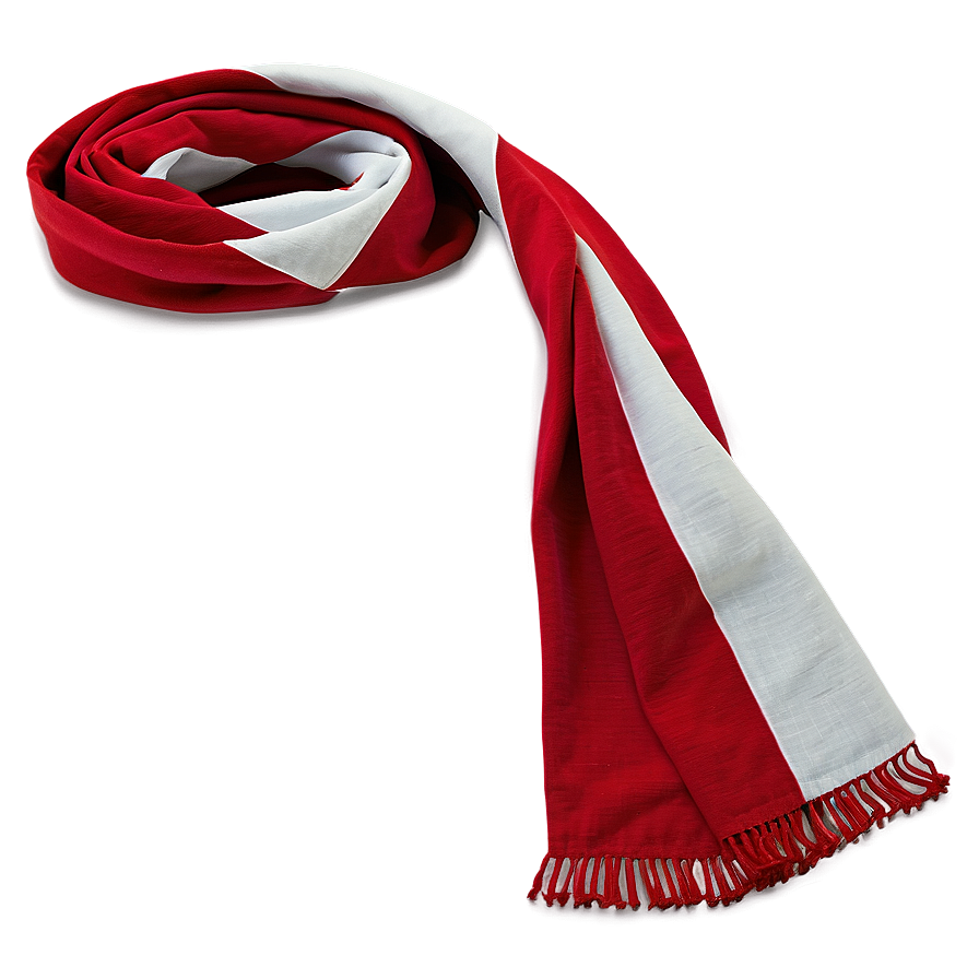 Winter Red Scarf PNG 06252024 PNG image with a transparent background, free high-resolution download