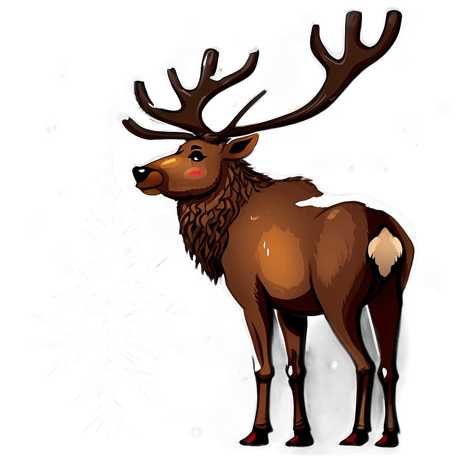 Winter Reindeer Png Loh