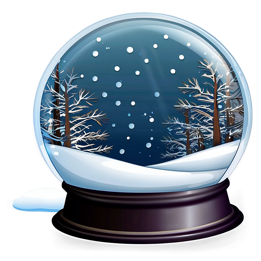 Winter Snow Globe Png 05032024