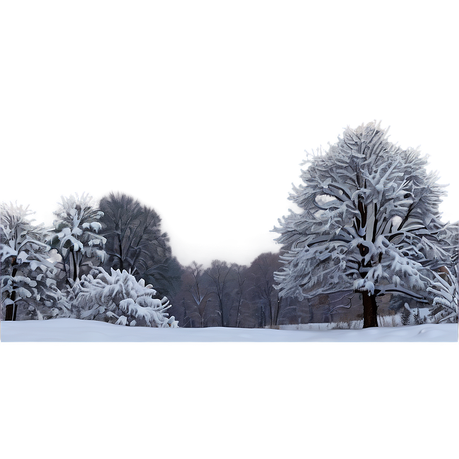 Winter Snow Scene Photo Png Ktq