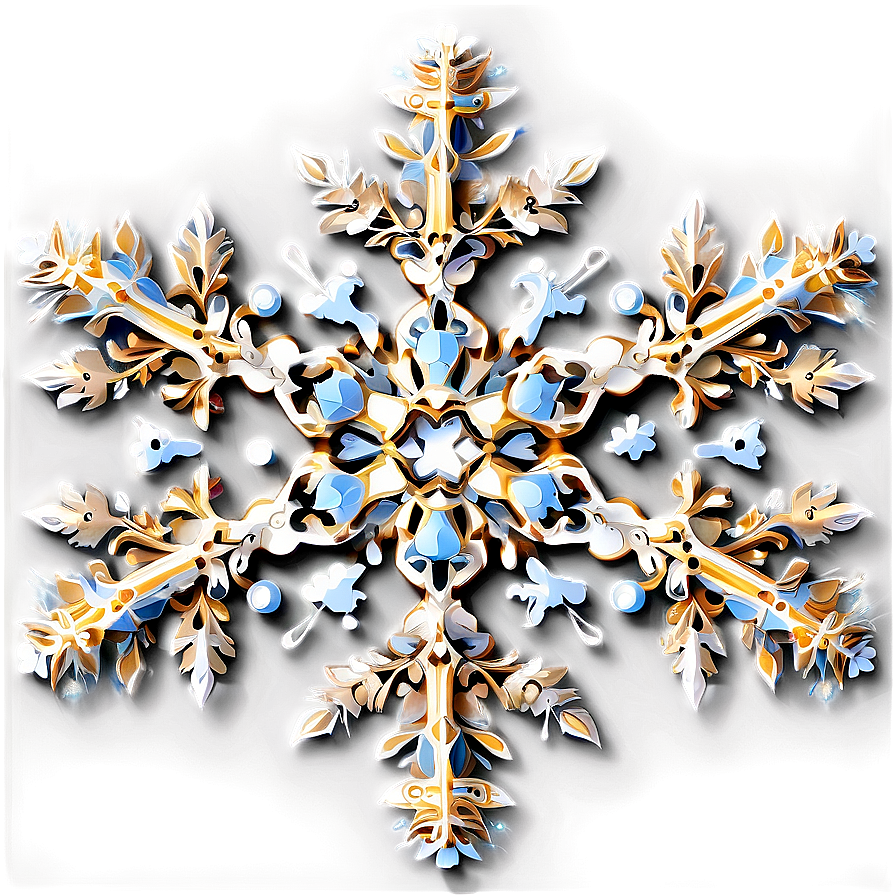 Winter Snowflake Design PNG aby PNG with transparent background