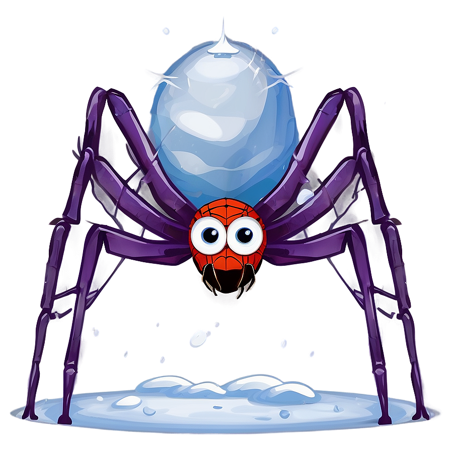 Winter Spider Cartoon Png 06272024