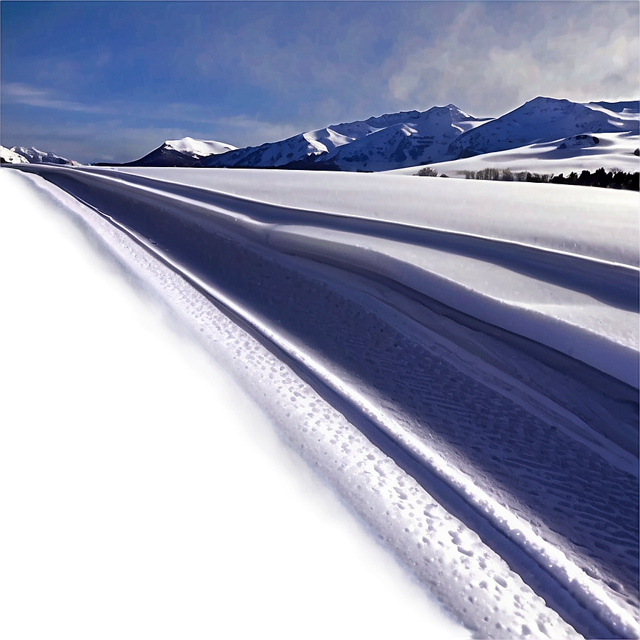 Winter Sports Snow Tracks Png Noa