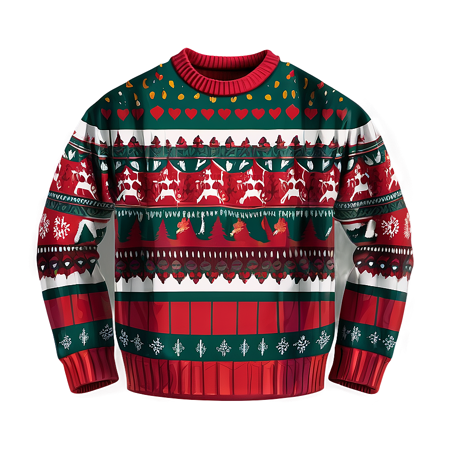 Winter Sweater Print Png 06292024