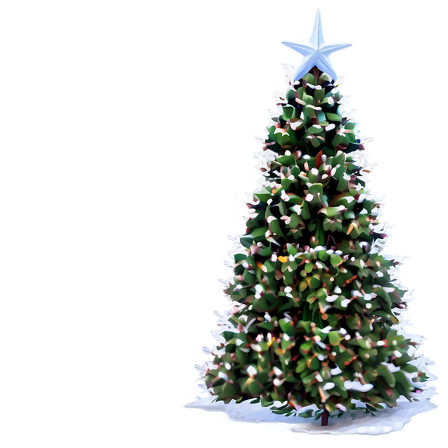 Winter Wonderland Christmas Tree Png Vou45