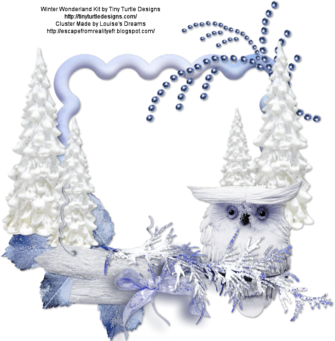 Winter Wonderland Picture Frame - Winter Wonderland Frame Png, Transparent Png PNG with transparent background