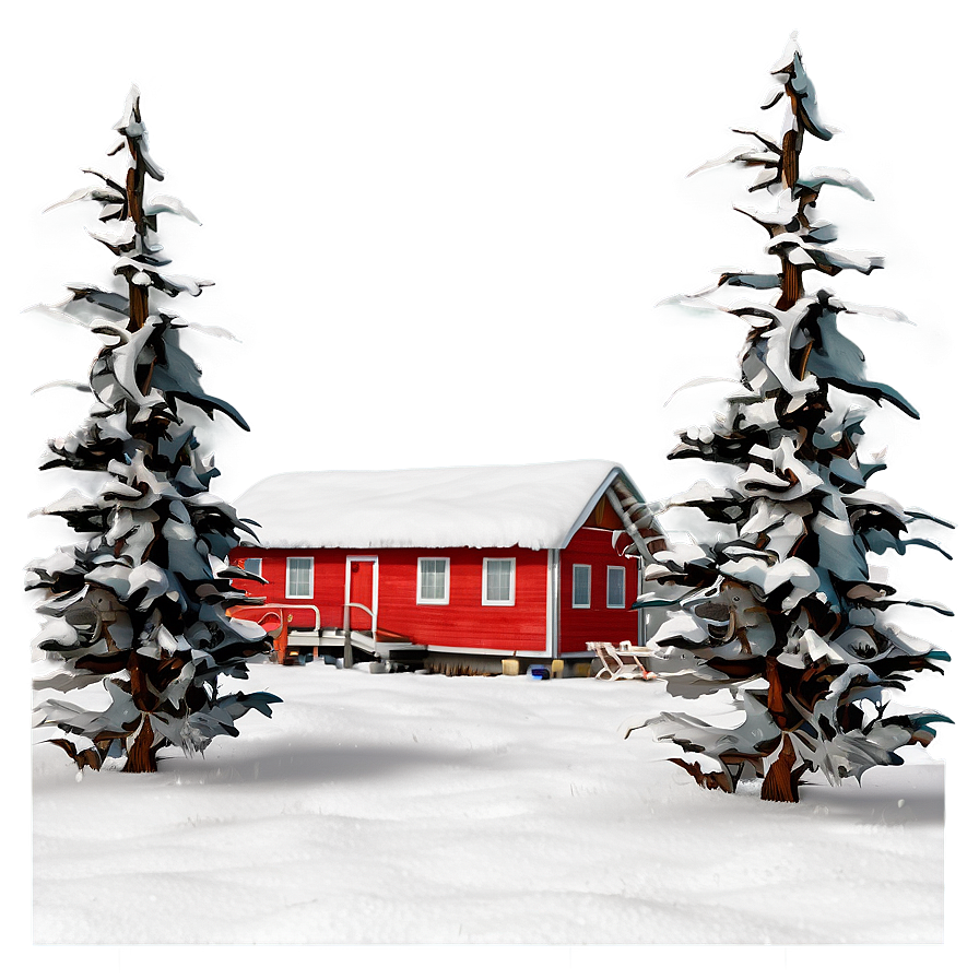 Winter Wonderland Scene PNG 05212024 PNG with transparent background
