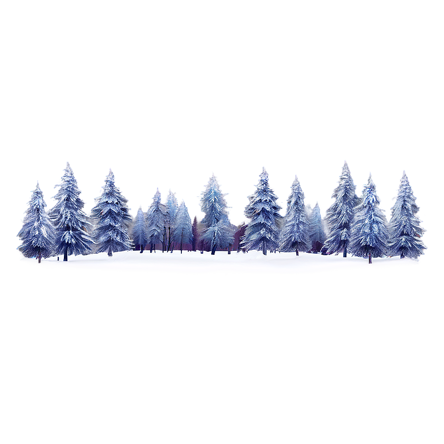 Winter Wonderland Scene PNG cil PNG with transparent background