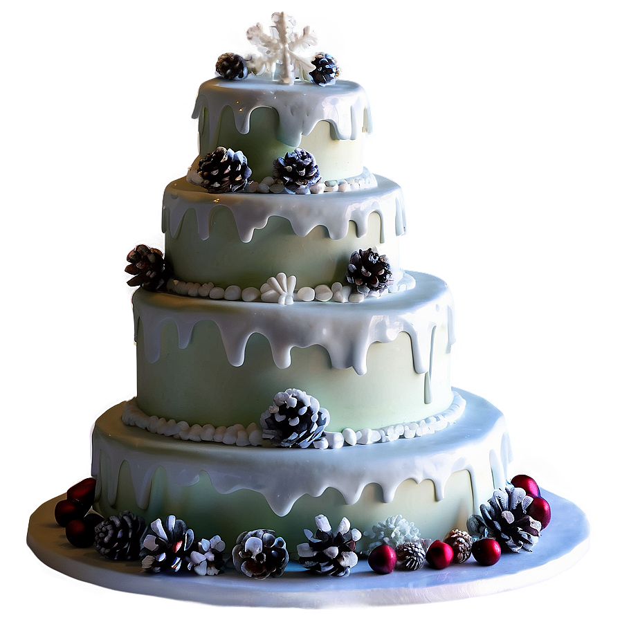 Winter Wonderland Wedding Cake Png 79