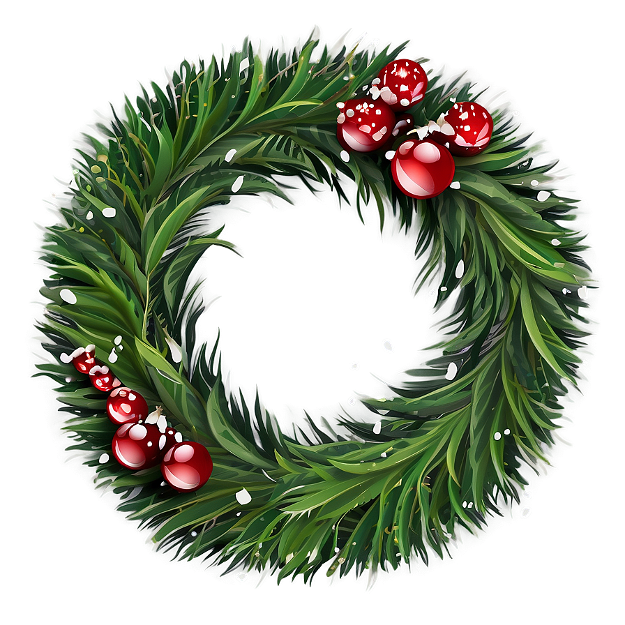 Winter Wreath PNG 05232024 PNG image with a transparent background, free high-resolution download