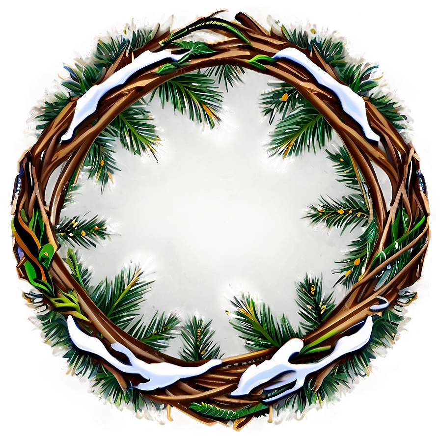 Winter Wreath Png Lby17